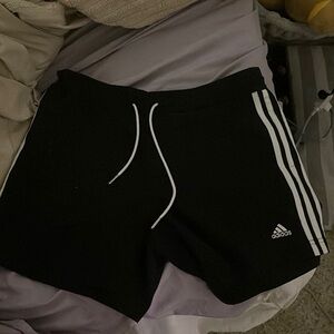 Black adidas shorts